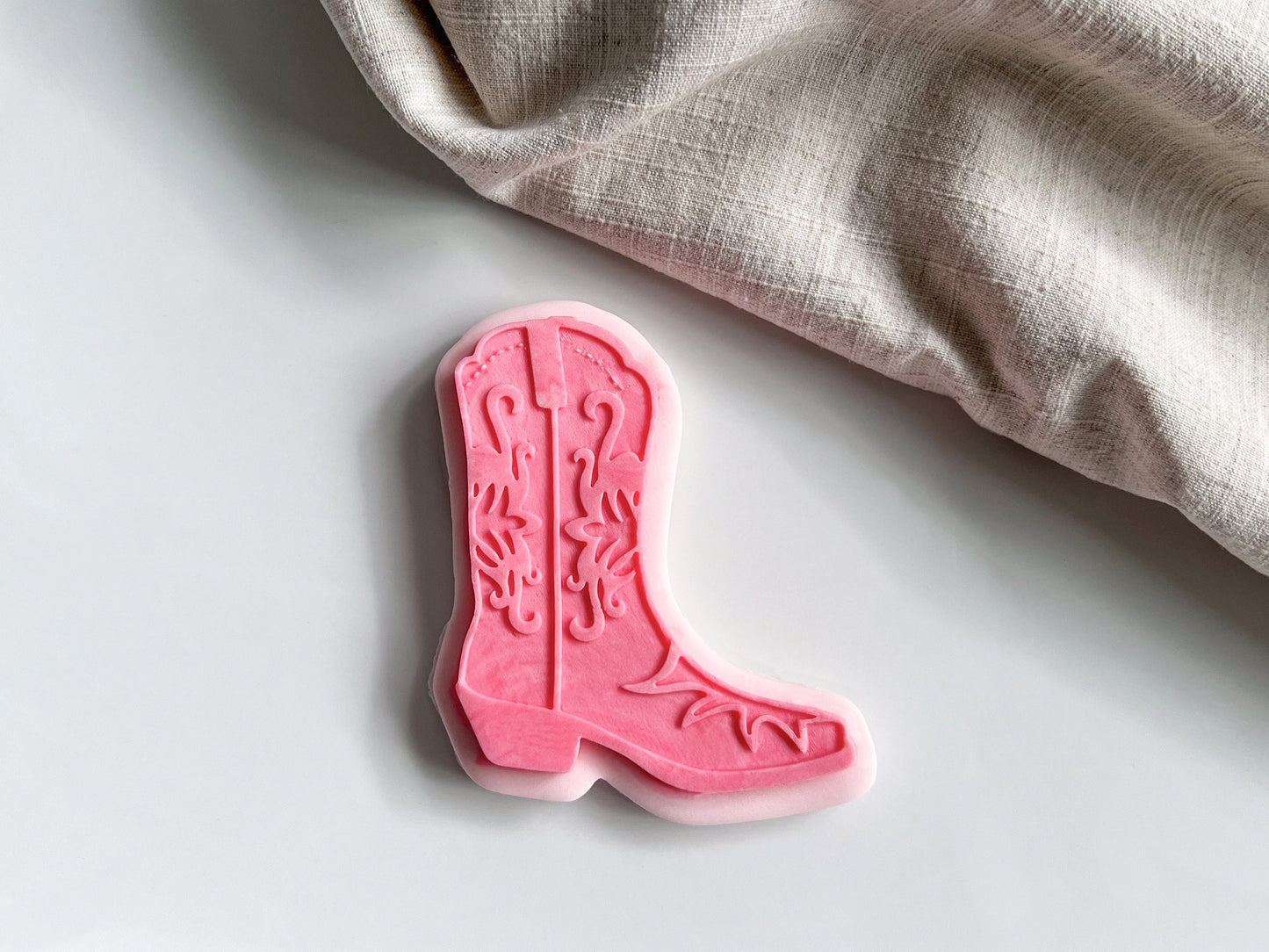 Cowgirl Boots Cookie Cutter & Stamp Set