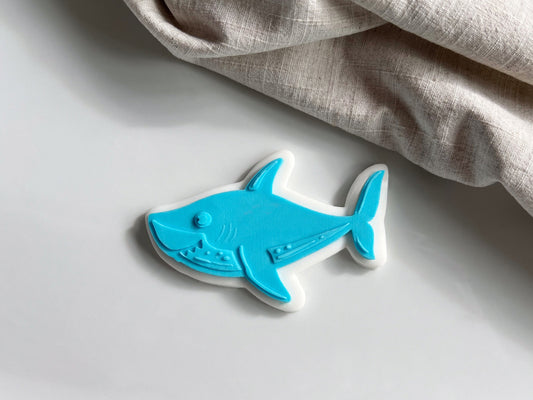 Shark Cookie Cutter & Stamp Set