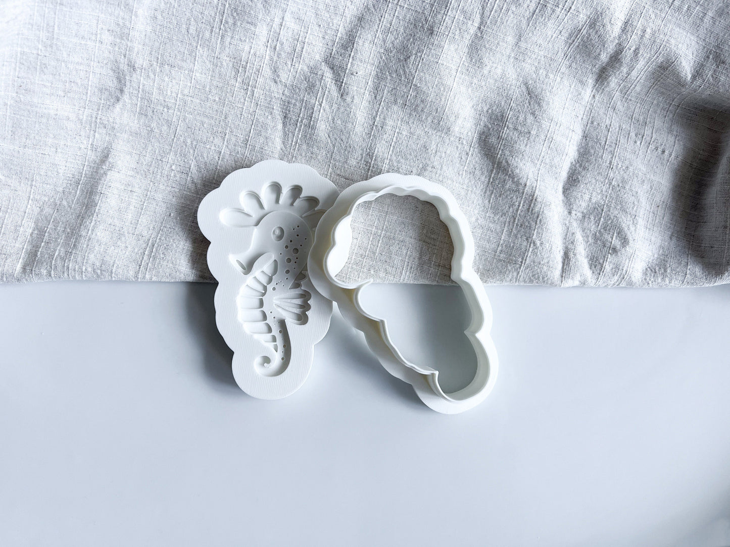 Seahorse Cookie Cutter & Stamp Set