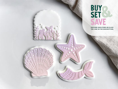 Starfish Cookie Cutter & Stamp Set