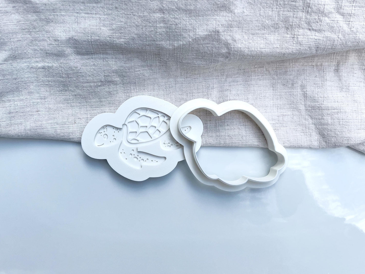 Sea Turtle Cookie Cutter & Stamp Set