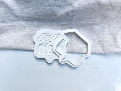 Father's Day Cookie Cutter & Stamp Set