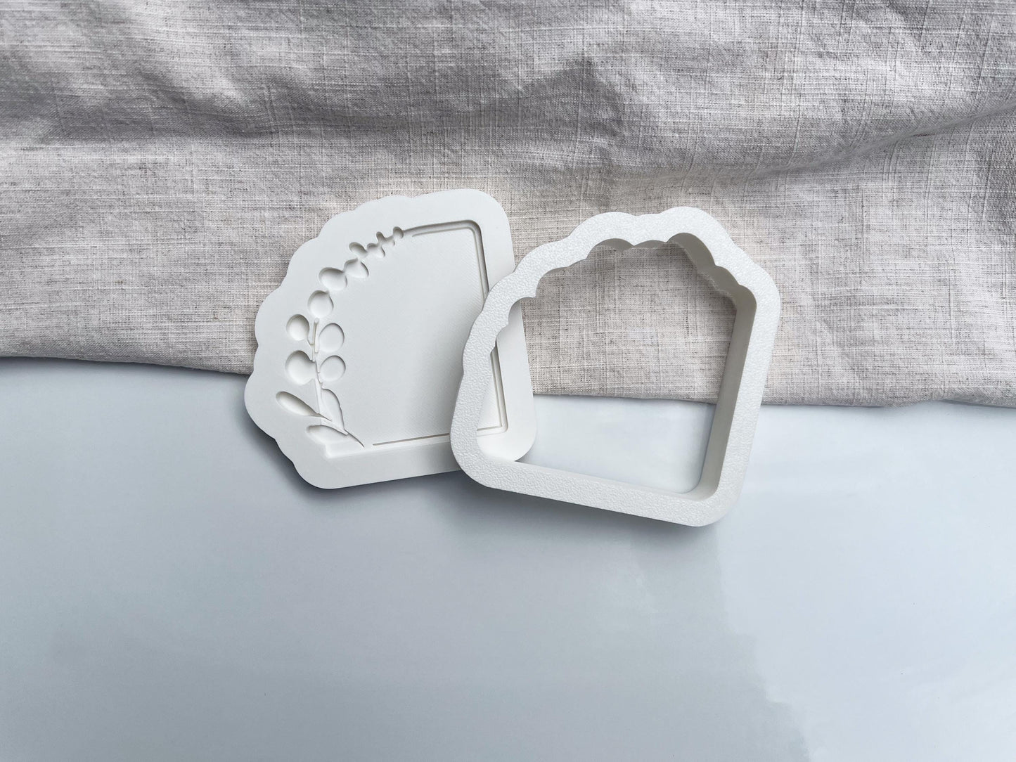 Eucalyptus Frame Cookie Cutter & Stamp Set