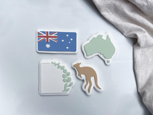 Australia Cookie Cutter & Stamp Set