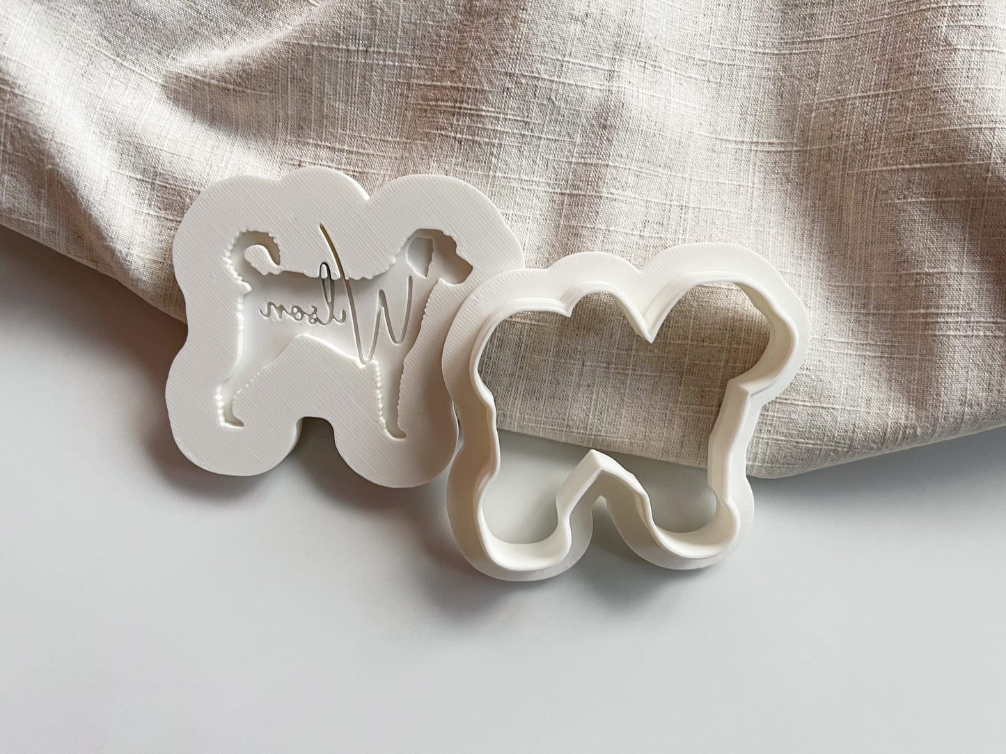 Custom Dog Name Cookie Cutter & Stamp Set