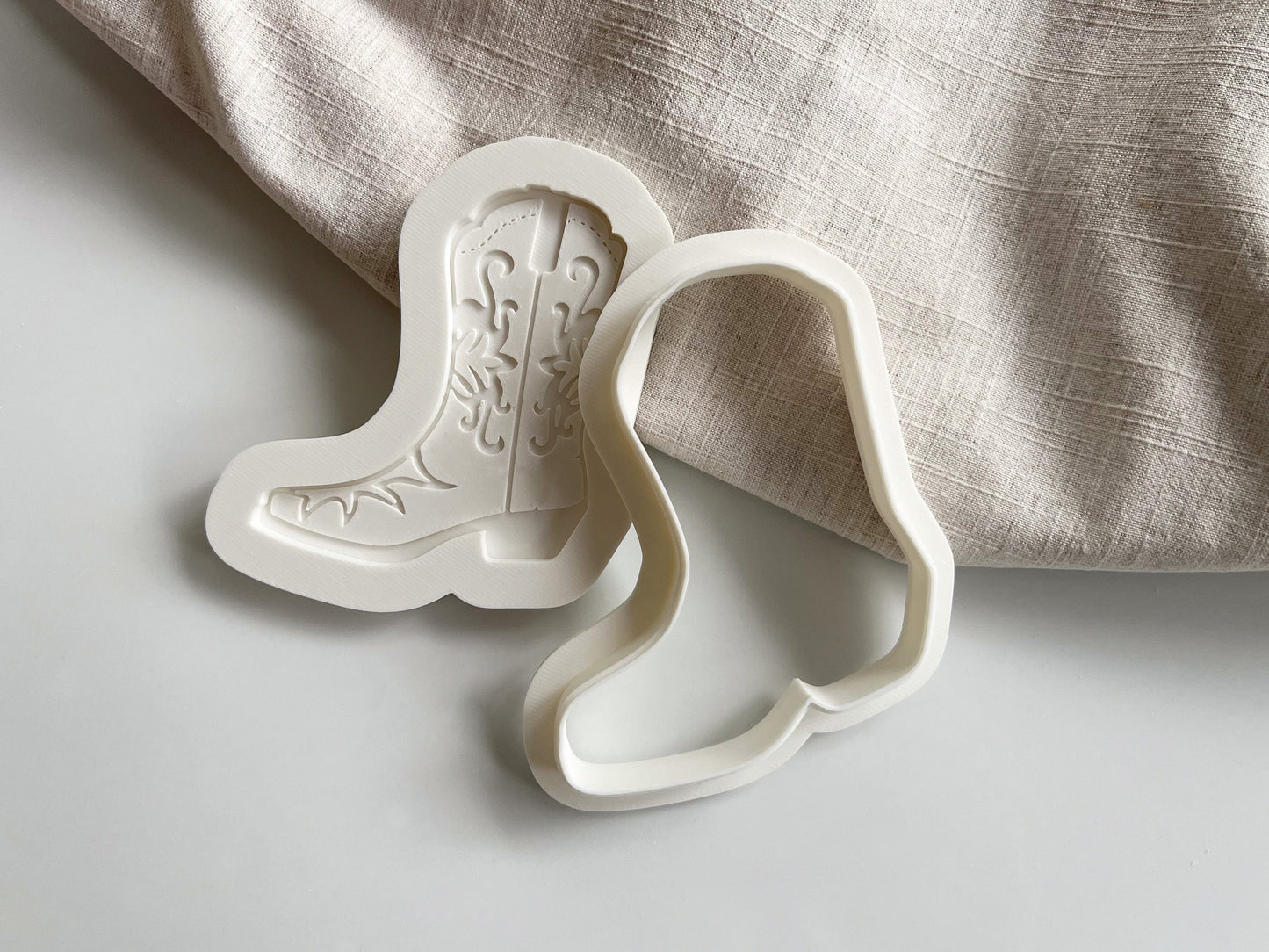 Cowgirl Boots Cookie Cutter & Stamp Set