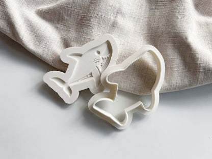 Shark Cookie Cutter & Stamp Set