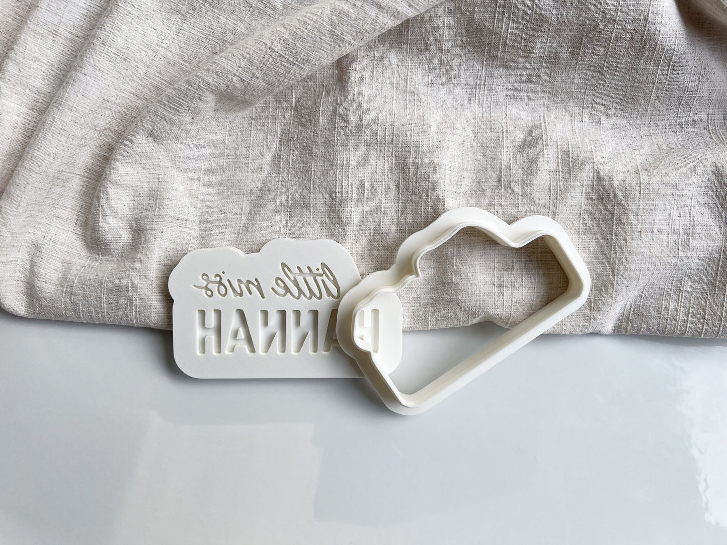 Custom Script Name Cookie Cutter & Stamp Set