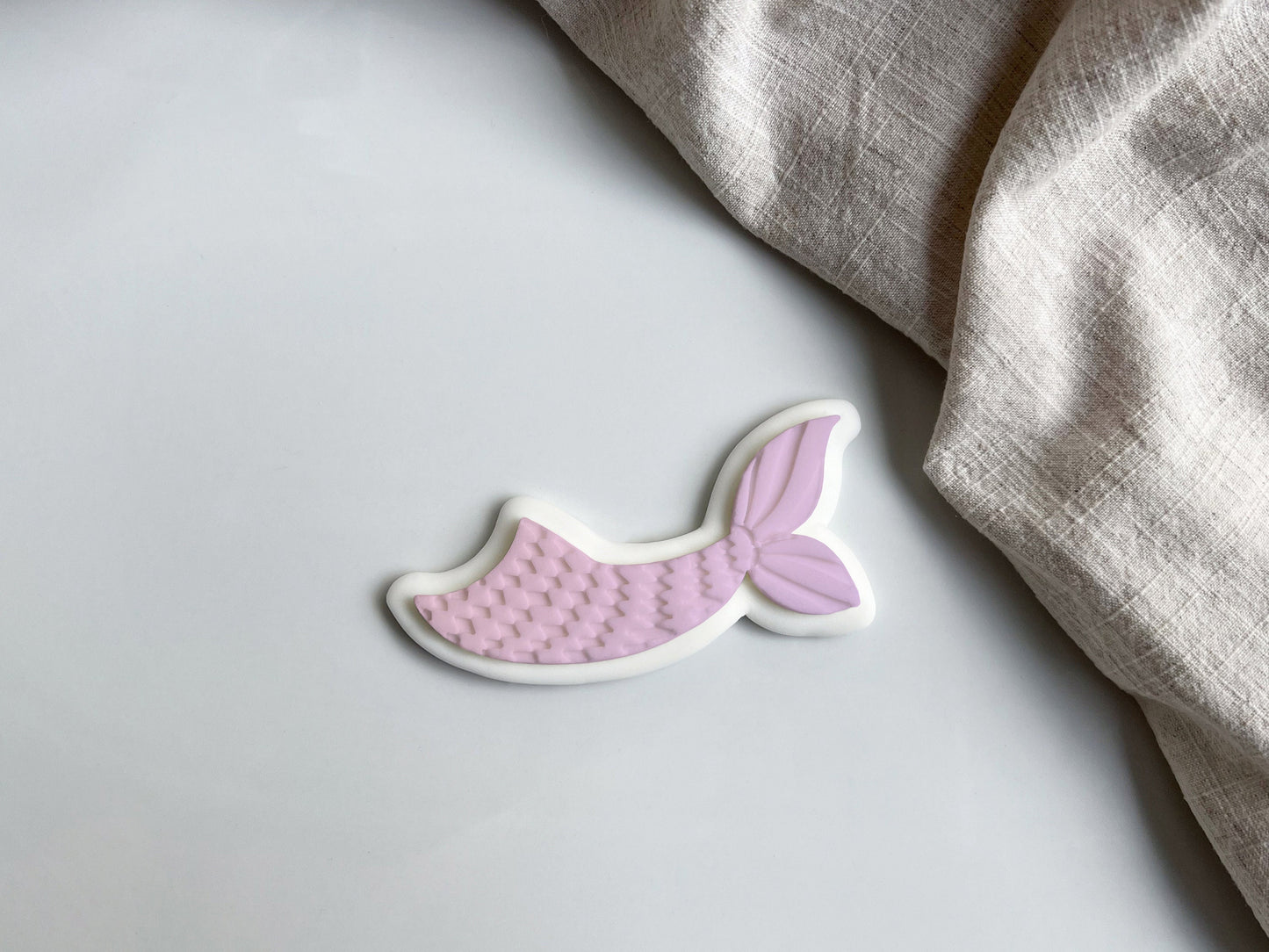 Mermaid Tail Cookie Cutter & Stamp Set