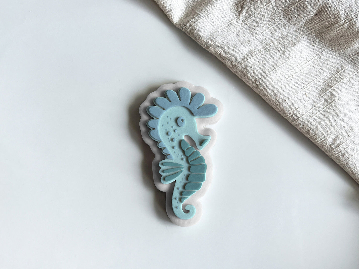 Seahorse Cookie Cutter & Stamp Set