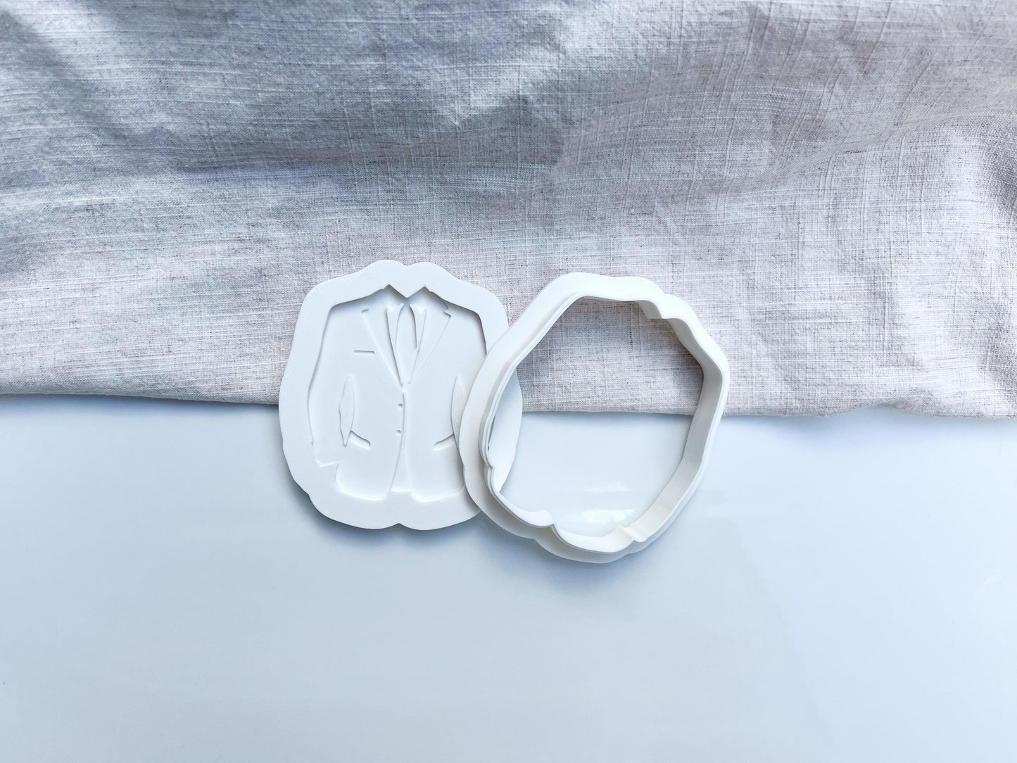 Suit Jacket Cookie Cutter & Stamp Set