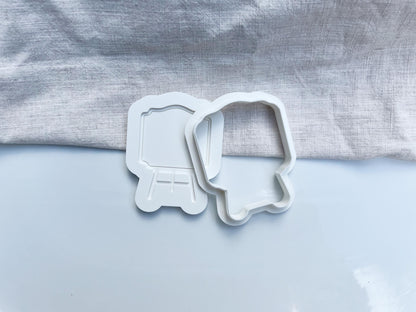 Easel Cookie Cutter & Stamp Set