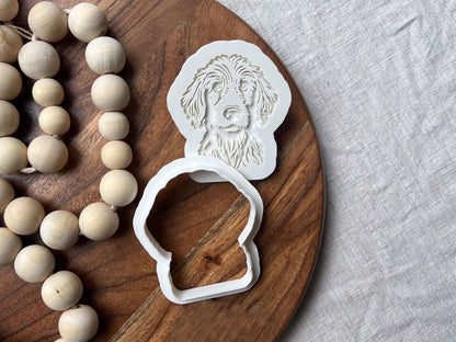 Goldendoodle Cookie Cutter & Stamp Set