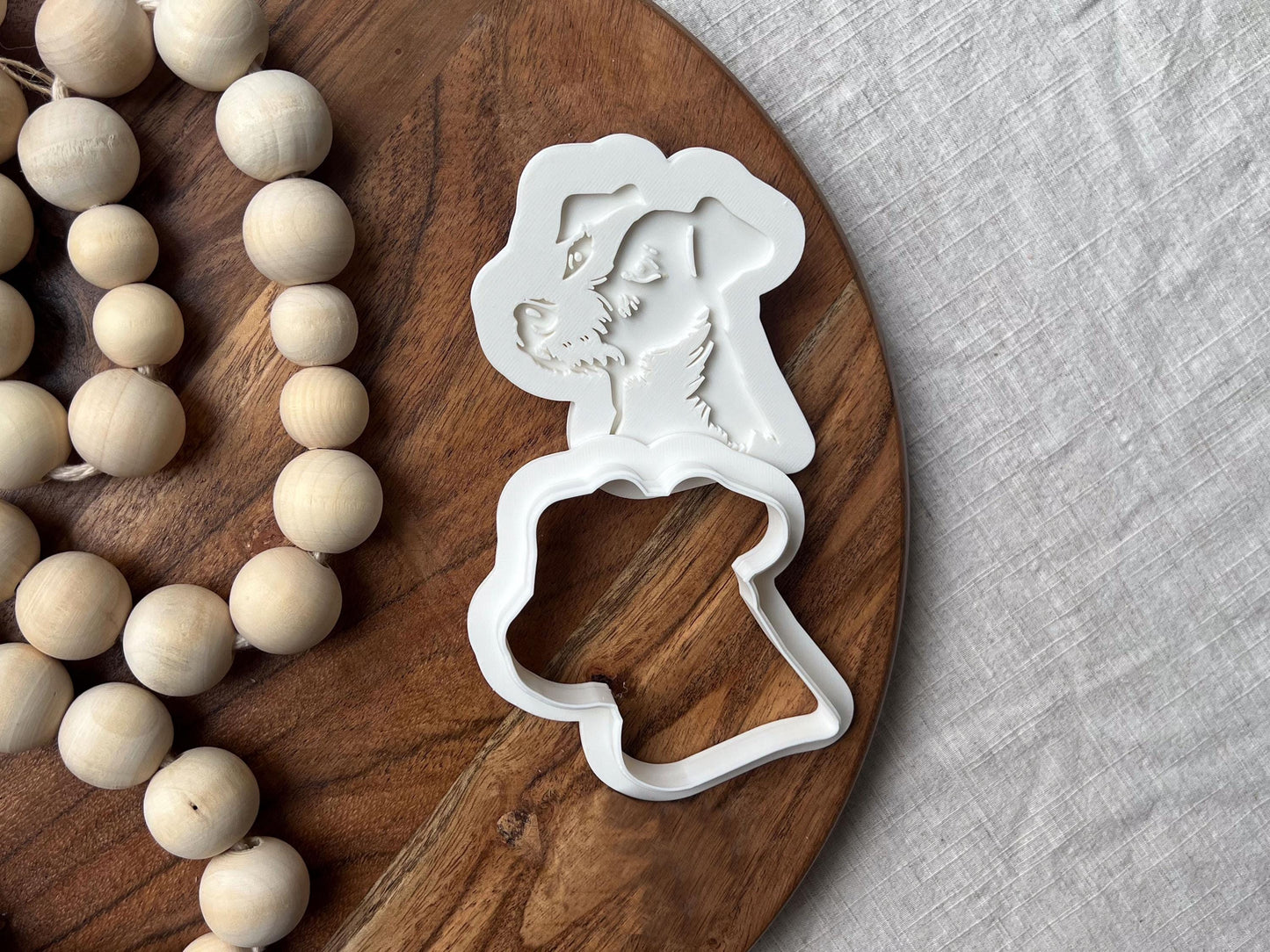 Jack Russell Cookie Cutter & Stamp Set