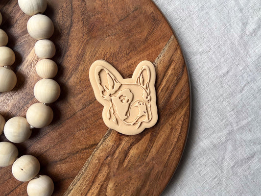 French Bulldog Cookie Cutter & Stamp Set