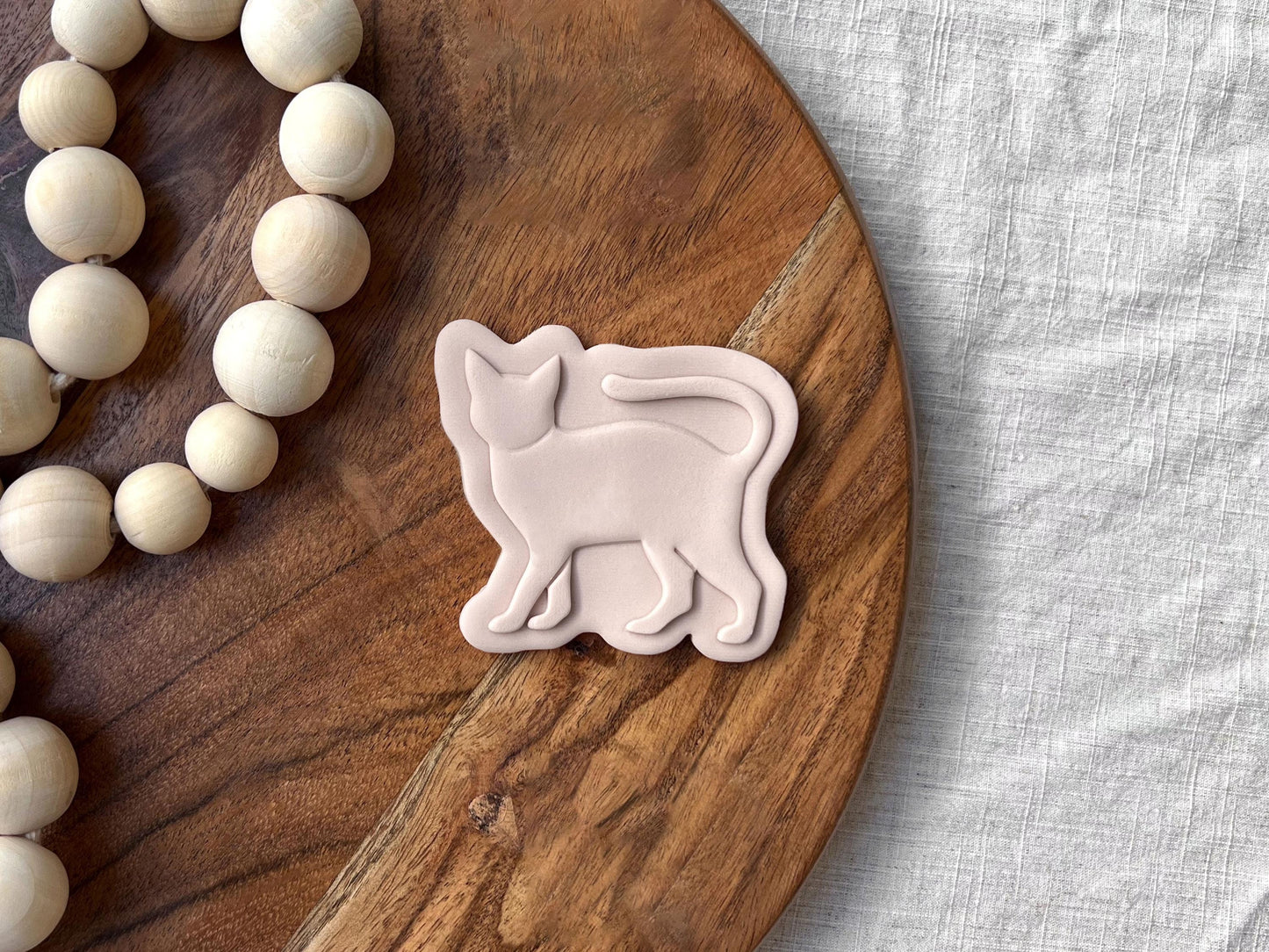 Cat Cookie Cutter & Stamp Set