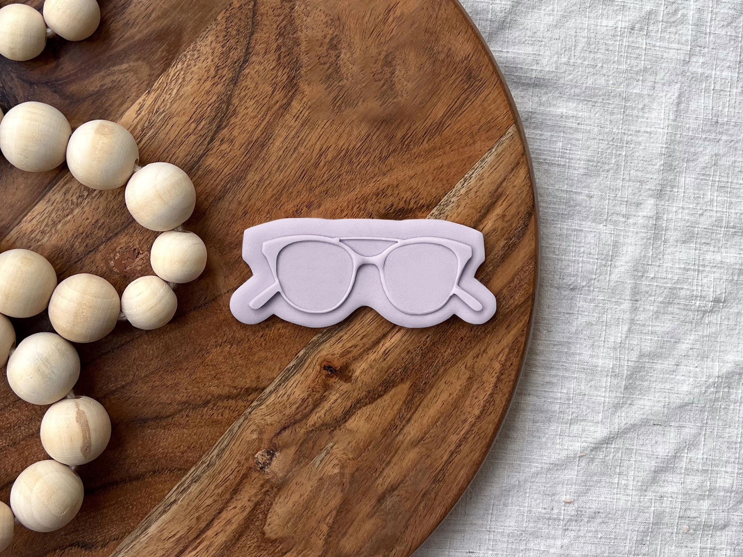 Glasses Cookie Cutter & Stamp Set