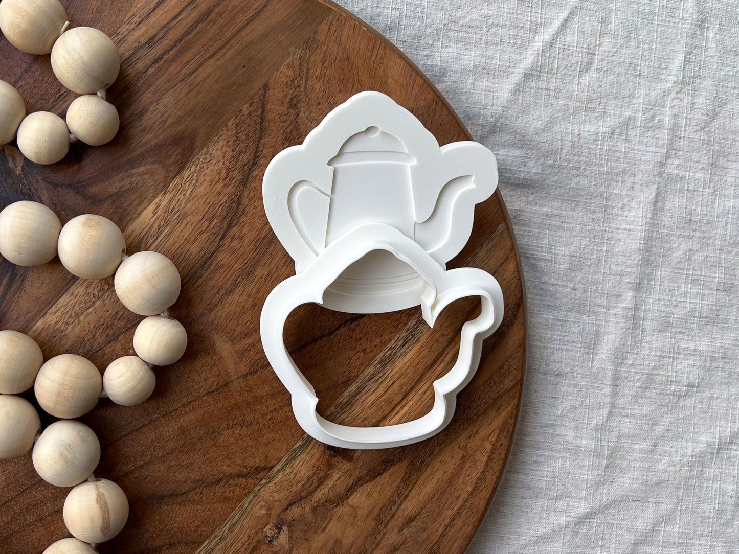 Kettle Cookie Cutter & Stamp Set