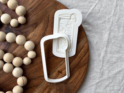 Cocktail Cookie Cutter & Stamp Set