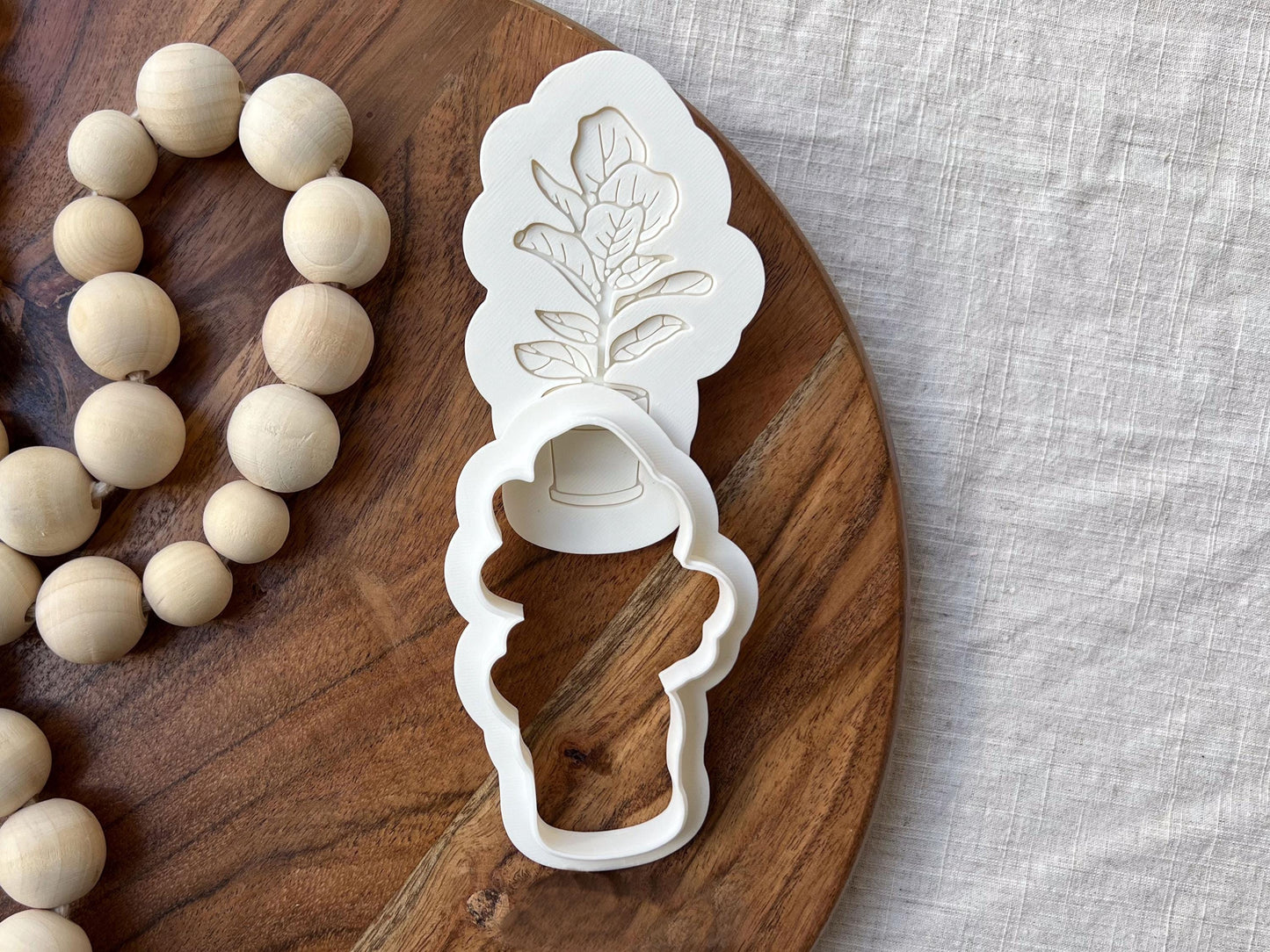 Fig House Plant Cookie Cutter & Stamp Set