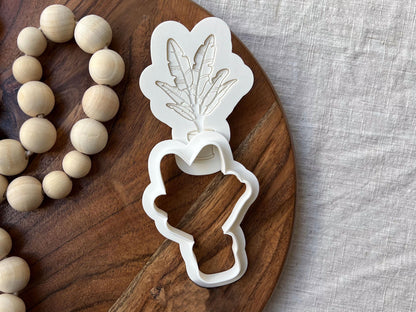 Palm House Plant Cookie Cutter & Stamp Set