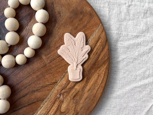 Palm House Plant Cookie Cutter & Stamp Set